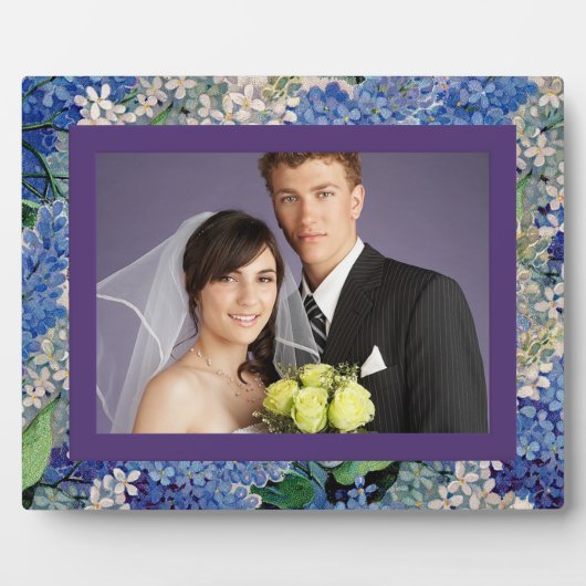 Vintag Lilacs Fotoplatte (Vorderseite)