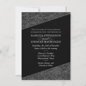 Vintag Lilie Damask | Grunge Wedding Einladung (Vorderseite)