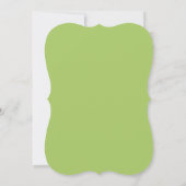 Vintag Lime Green | Einladung zur Graduiertengrupp (Rückseite)