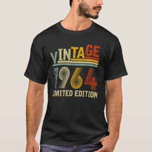 Vintag limitierte Ausgabe 1964 Men Women 58. Gebur T-Shirt