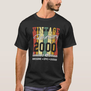 Vintag limitierte Ausgabe Geburtstagsdekoration Fe T-Shirt