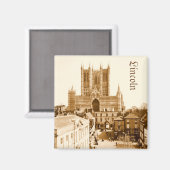 Vintag Lincoln Magnet (Vorderseite/Rückseite)