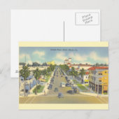 Vintag Lincoln Road Miami Beach Postcard Postkarte (Vorne/Hinten)
