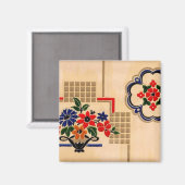 Vintag Linoleum Magnet (Vorderseite/Rückseite)