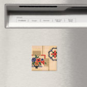 Vintag Linoleum Magnet (In Situ (Geschirrspüler))