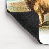 Vintag Lion Illustration Mousepad (Ecke)
