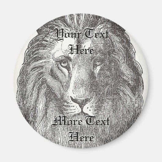 Vintag Lion Magnet (Vorne)