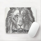 Vintag Lion Mousepad (Mit Mouse)