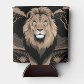 Vintag Lion Portrait Dosenkühler (Vorderseite)