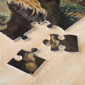 Vintag Lion Portrait Puzzle (Seite)