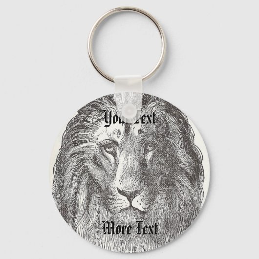 Vintag Lion Schlüsselanhänger (Vorderseite)