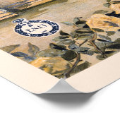 Vintag Litho Travel ad Sanremo Italien Poster (Ecke)