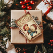 Vintag Little Drummer Boy Jolly Weihnachten