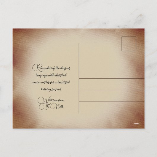 Vintag Little Drummer Boy Jolly Weihnachten (Rückseite)