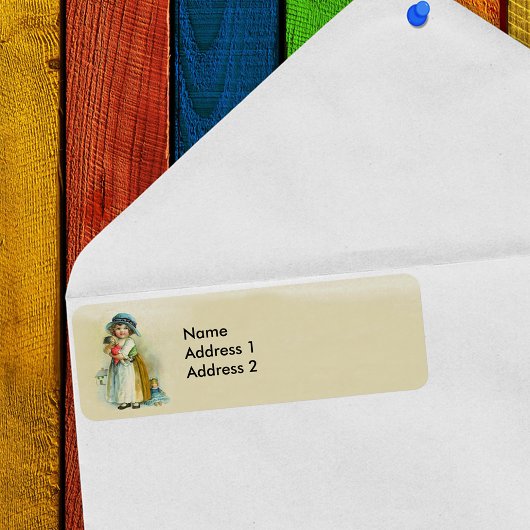 Vintag Little Girl Chubby Cheeks Hat Dolls