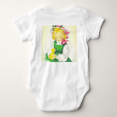 Vintag Little Girl Retro Niedlich Baby Strampler (Rückseite)