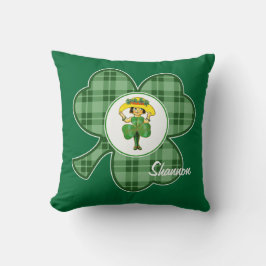 Vintag Little Irish Girl Custom St. Patrick's Day Kissen
