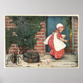 Vintag Little Miss Muffet Spider Kinderzimmer Rhym Poster (Vorne)