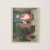 Vintag Little Miss Muffet Spider Kinderzimmer Rhym Puzzle (Vertikal)