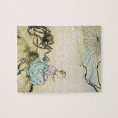 Vintag Little Miss Muffet von Arthur Rackham Puzzle (Horizontal)