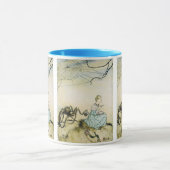Vintag Little Miss Muffet von Arthur Rackham Tasse (Zentrum)