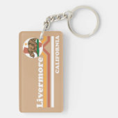 Vintag Livermore Kalifornien Schlüsselanhänger (Rückseite)