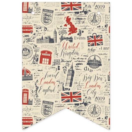 Vintag London Banner (Dritte Fahne)