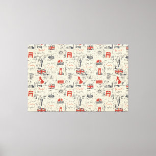 Vintag London Canvas Print Leinwanddruck