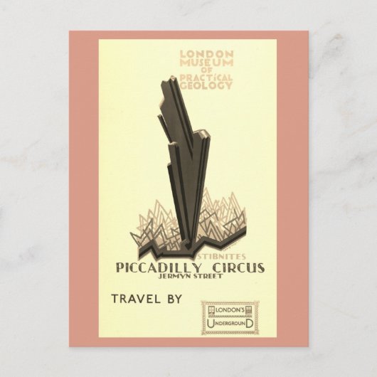 Vintag London England British Museum Travel Postkarte (Vorderseite)