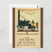 Vintag London England British Science Travel Postkarte (Vorne/Hinten)