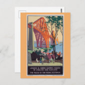 Vintag London England Schottland Reisen Postkarte (Vorne/Hinten)