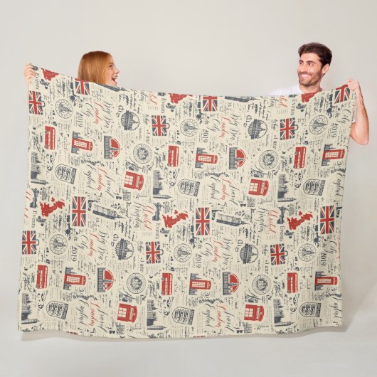 Vintag London Fleece Blanket (Beispiel)