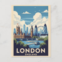 Vintag London Großbritannien Britische Sehenswürdi