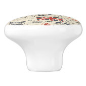 Vintag London Knob Keramikknauf (Seitenansicht)