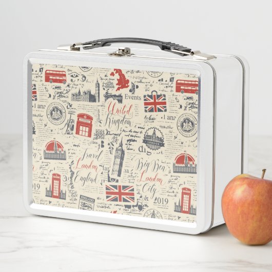 Vintag London Lunchbox (Beispiel)