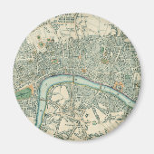 Vintag London Map Magnet (Vorne)
