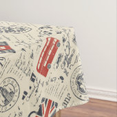 Vintag London Tablecloth Tischdecke (Beispiel)