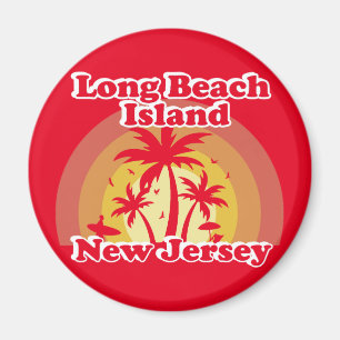 Vintag Long Beach Island New Jersey Magnet