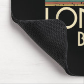 Vintag Long Beach Kalifornien Mousepad (Ecke)