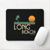 Vintag Long Beach Kalifornien Mousepad (Mit Mouse)