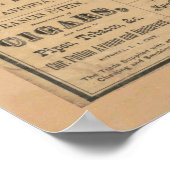 Vintag Long Island City NY Karte (1876) Poster (Ecke)