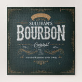Vintag Look ADNAME American Bourbon Whiskey Bar Puzzle (Vertikal)