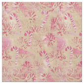Vintag Look Candy Cane Muster Stoff (Nahaufnahme)