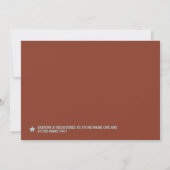 Vintag Look Football Baby Dusche Einladung (Rückseite)