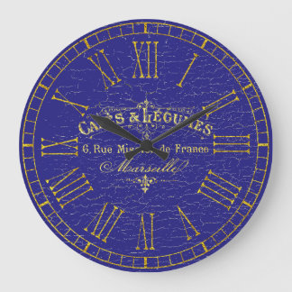 Vintag Look French Café Große Wanduhr