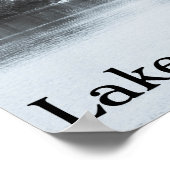 Vintag Look Lake Lanier Poster (Ecke)