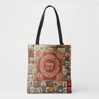 Vintag Look Mahjong Bag