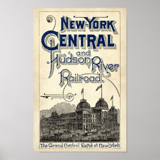 Vintag Look New York Central Poster