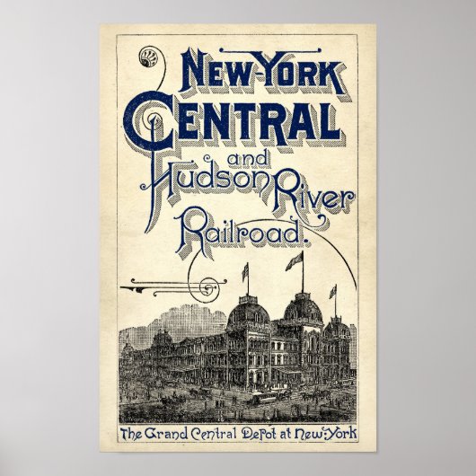 Vintag Look New York Central Poster (Vorne)