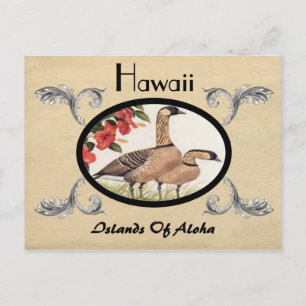 Vintag Look Old Postcard Hawaii Staat Postkarte